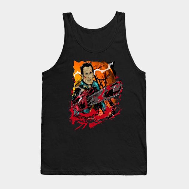 Ash VS the Evil Dead Tank Top by Trapjaw1974